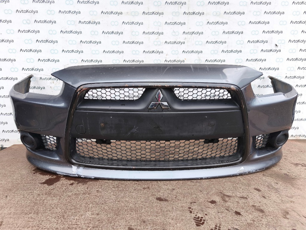 Бампер передний Mitsubishi Lancer X 2011-2015 рестайлинг Ковель - изображение 4