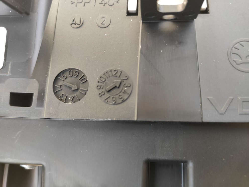 Панель приборов (спидометр) Skoda Fabia II 1.2 бензин 2007-2014 (A2C53425973) Ковель - зображення 5