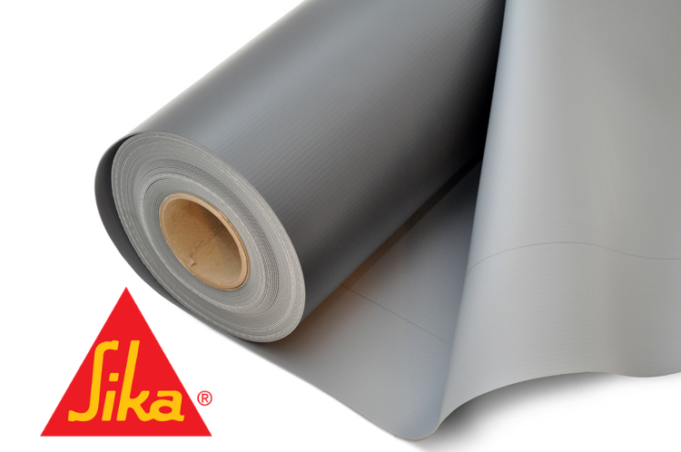 Покрівельна ПВХ мембрана Sikaplan VGWT- 12, VGWT- 15 армована Киев - изображение 1