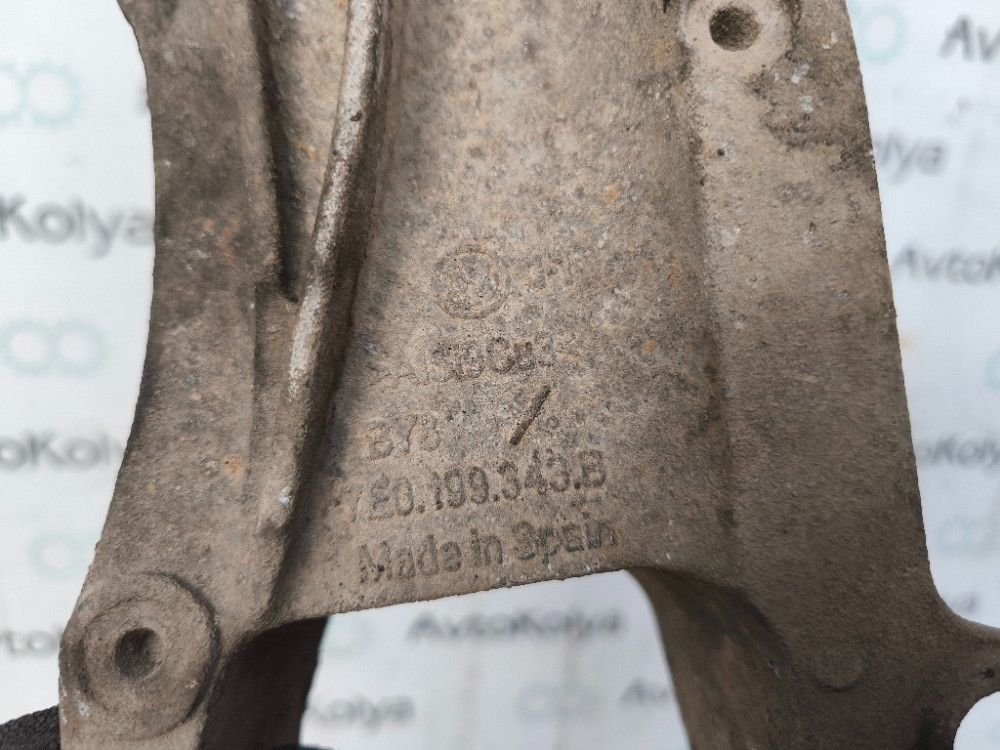 Кронштейн (опора) подушки двигателя правый VW T5 T6 2.0 tdi 2003-2019 (7E0199343B) Ковель - зображення 5