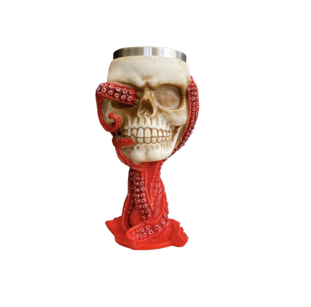 Бокал для вина 3 Череп с Осьминогом Київ - зображення 12