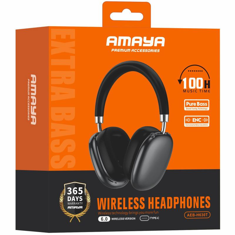 Накладные беспроводные наушники Amaya H630T Херсон - зображення 2