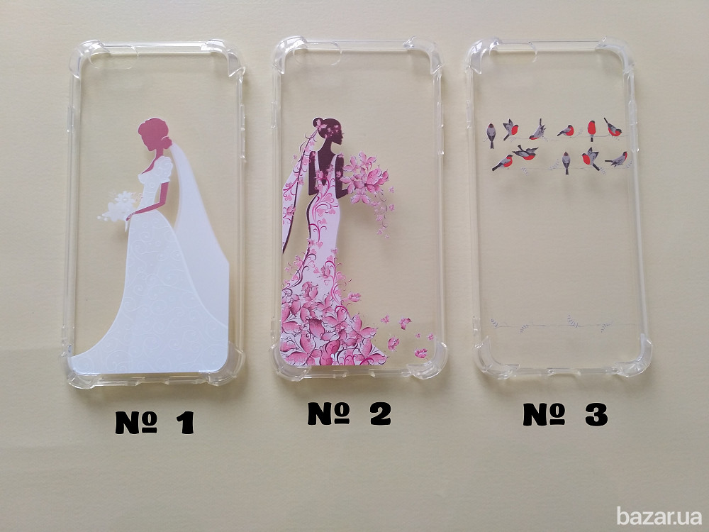 Чехол Бампер на iPhone 6+plus Невесты,Птички Бориспіль - зображення 1
