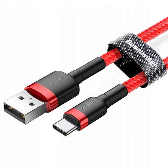 Дата кабель Baseus Cafule USB to Type-C Cable 3A (1m) (CATKLF-B) Херсон