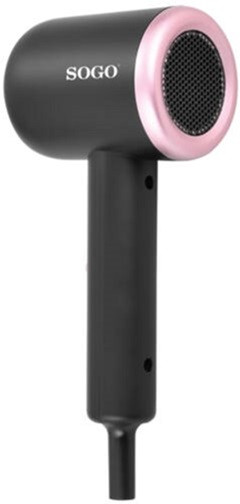 Фен для сушки волос SOGO SS-3710 1000 Вт черный Київ - зображення 1