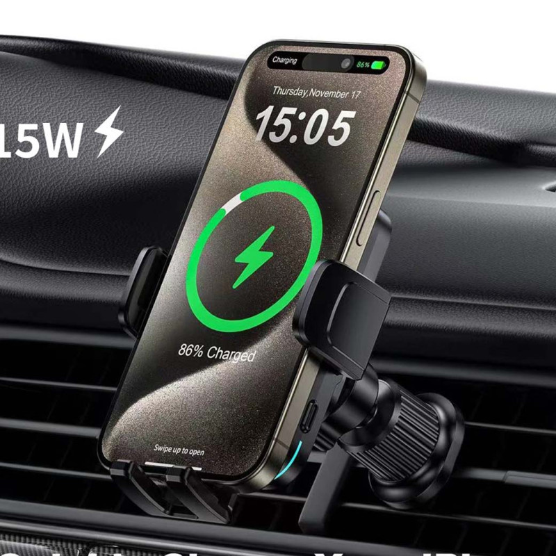 Автодержатель с БЗУ WIWU CH-321 15W Херсон - зображення 7