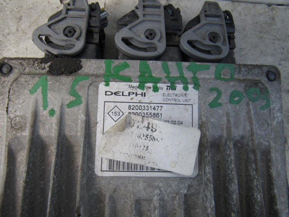 Блок управления двигателем Renault Kangoo 1.5 dci 2003-2007 (8200331477) Ковель - изображение 6