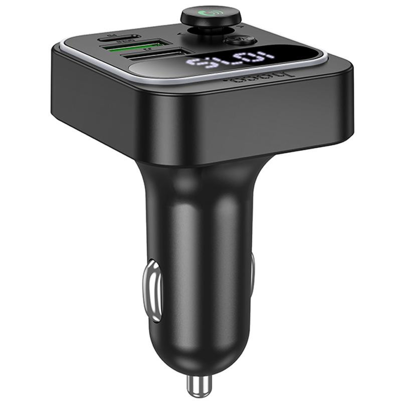 Уценка АЗУ FM модулятор Hoco E85 Tiger PD20W+QC3.0 (2USB-A/1C) Херсон - зображення 4