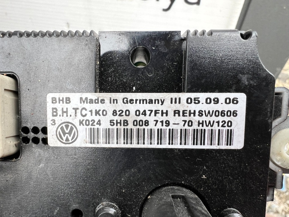 Блок управления печкой VW Caddy 2004-2010 (1K0820047) Ковель - изображение 4