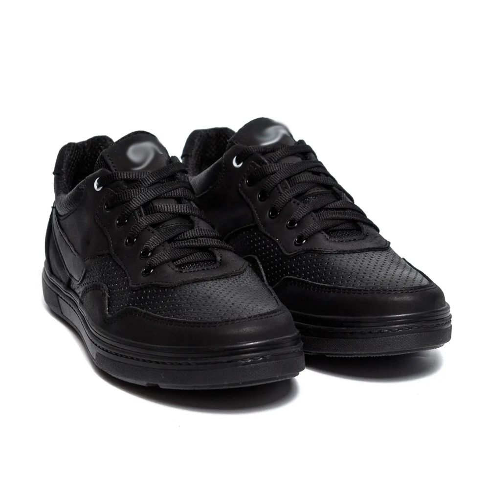 Мужские кожаные летние кроссовки, перфорация Київ - зображення 4