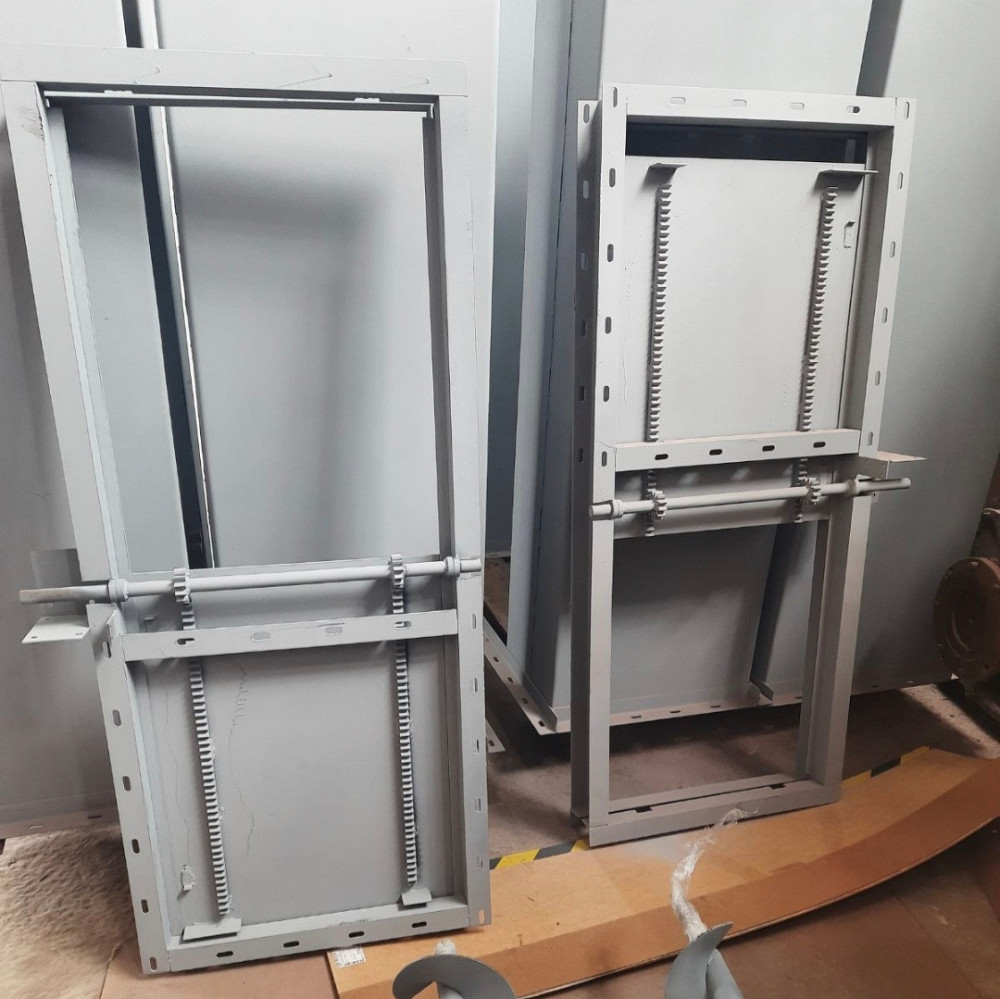 Реечные автоматические задвижки 300х300 ,  шиберная задвижка Київ - зображення 10