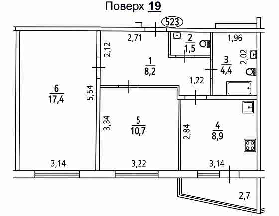 продажа 2-к квартира Киев, Дарницкий, 70500 $ Киев