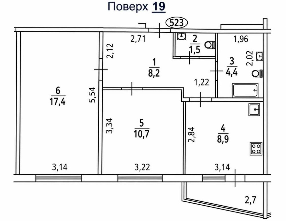 продажа 2-к квартира Киев, Дарницкий, 70500 $ Киев - изображение 2