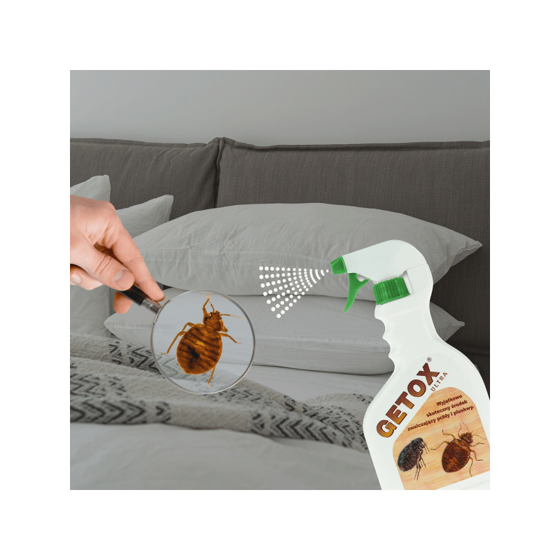 Спрей от клопов, блох, тараканов, муравьев, чешуйниц GETOX Ultra 600 мл Одесса - изображение 5