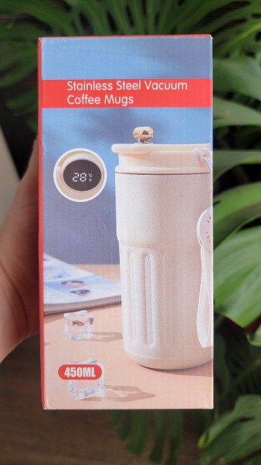 Термочашка з датчиком температури COFFEE 450 мл Кременчук - зображення 2