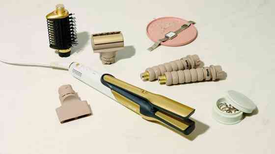 Стайлер для волос Shark Glam Sleek Straight Waves & Curls Multi-styler HD6051SEU 1500 Вт золотистый Київ