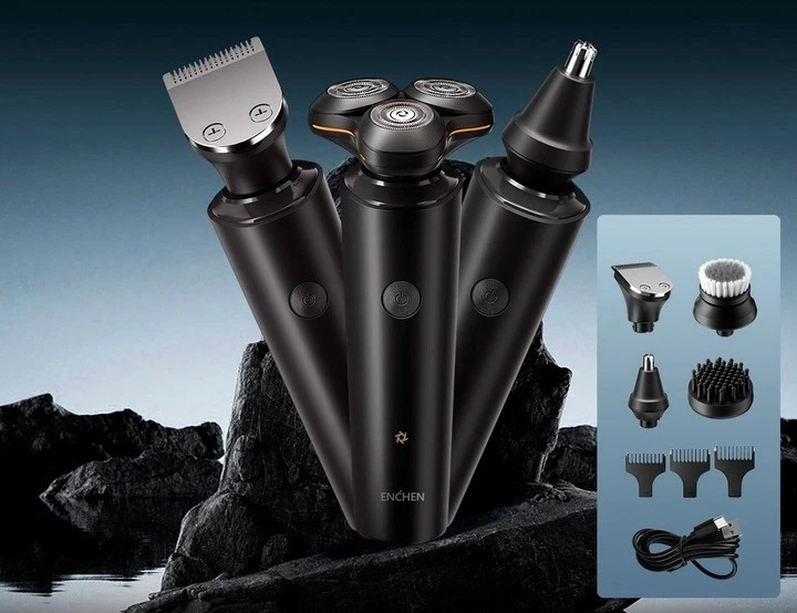 Электробритва Enchen Shaver X8S-С черная Київ - зображення 3