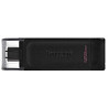 Флеш пам'ять Kingston DataTraveler 70 128GB Type-C Black (DT70/128GB) (Код товару:17557) Харьков