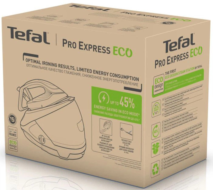 Утюг с парогенератором Tefal PRO EXPRESS ECO GV9E22E0 2200 Вт золотистый Киев - изображение 4