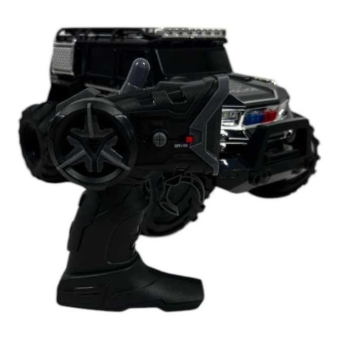 Машинка на пульті управління амфібія поліцейський джип зі фарами, що світяться Одесса - изображение 2