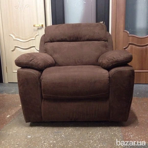 Кресло Реклайнер механическое (Темно коричневое) Новое под заказ Київ - зображення 1
