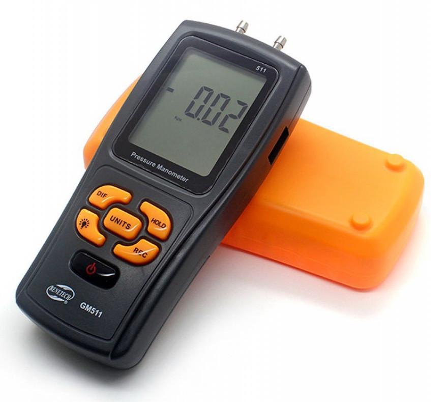 Дифференциальный микроманометр USB, ±10 кПа BENETECH GM511 Харків - зображення 4