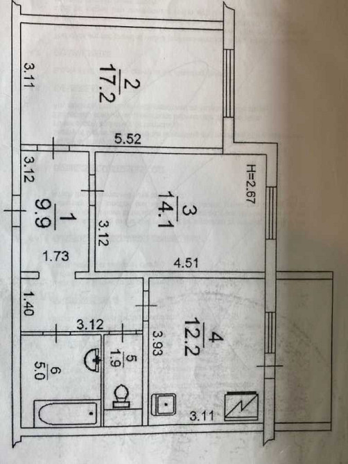 продажа 2-к квартира Киев, Голосеевский, 120000 $ Київ - зображення 11
