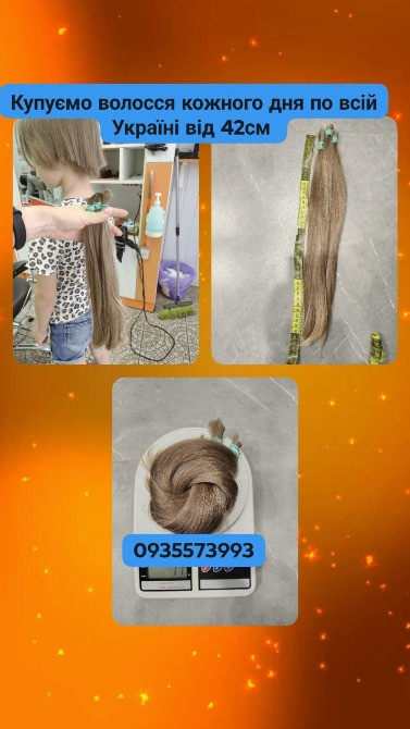 Купуємо волосся в кременчуці та по всій Україні від 42см -0935573993 Киев - изображение 1