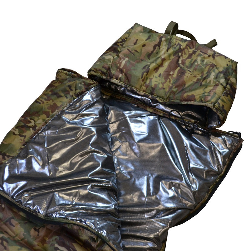 Універсальний спальний мішок Арктика до -25, тактичний зимовий спальник , військовий мультикам Одесса - изображение 9