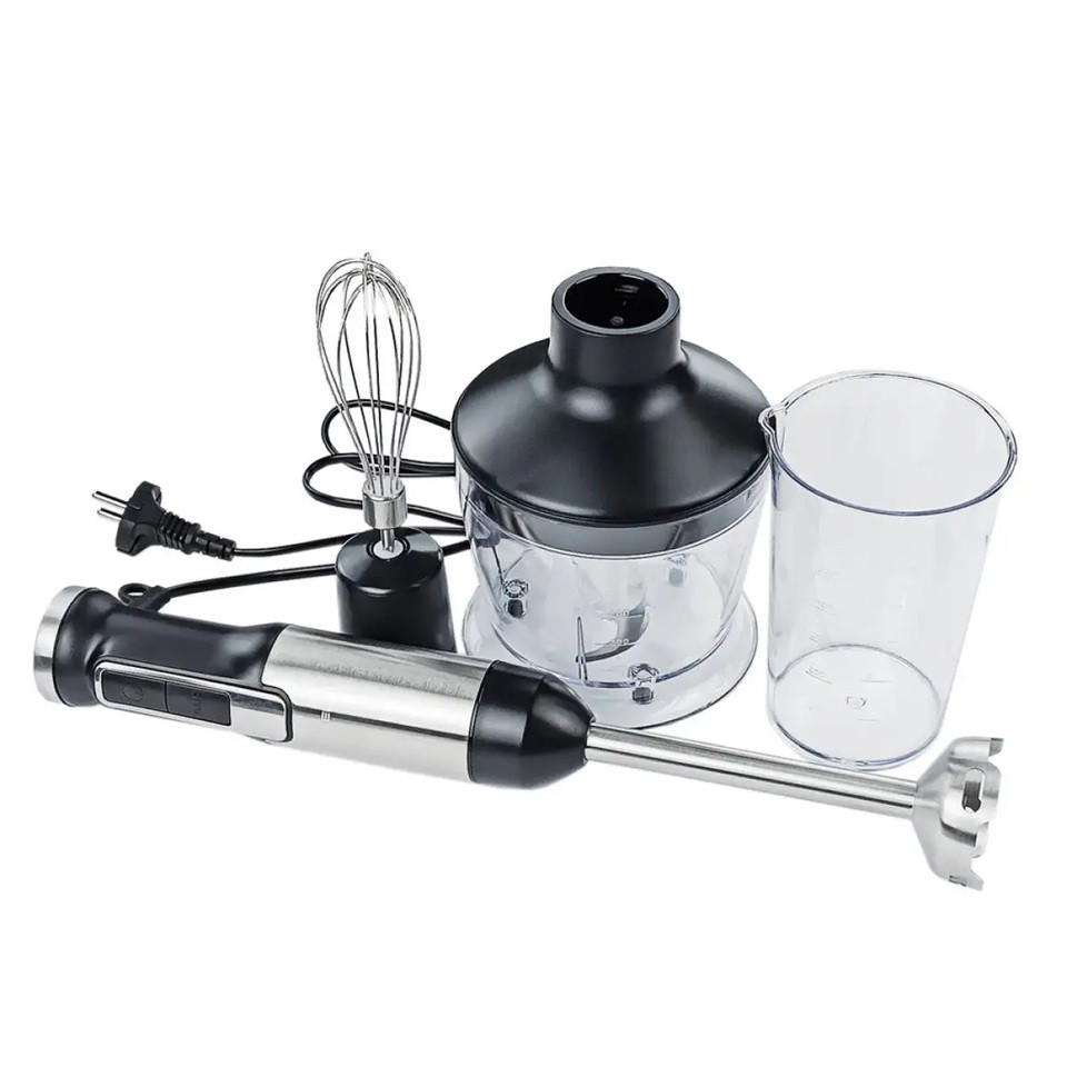 Блендер погружной Grunhelm EBS-1228SSB 1400 Вт черный Київ - зображення 2