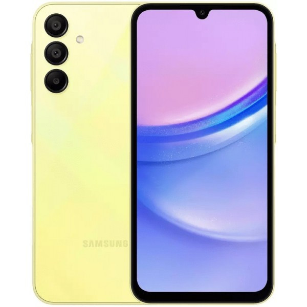 Смартфон Samsung Galaxy A15 A155F 6/128GB Yellow EU (Код товару:38210) Харків - зображення 1