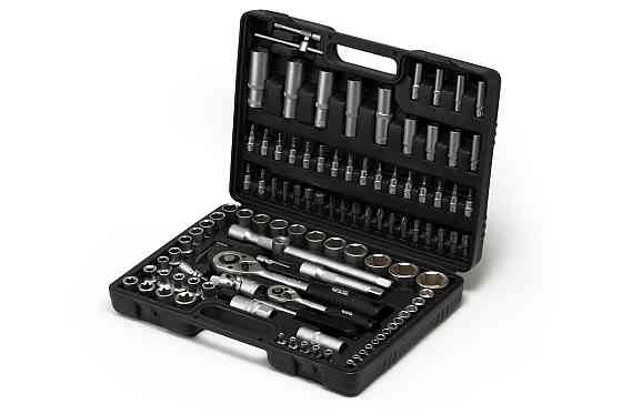 Набор инструментов MASTERTOOL ¼"&½" 108 шт 4-14 мм 10-32 мм кейс 78-7108 Харків