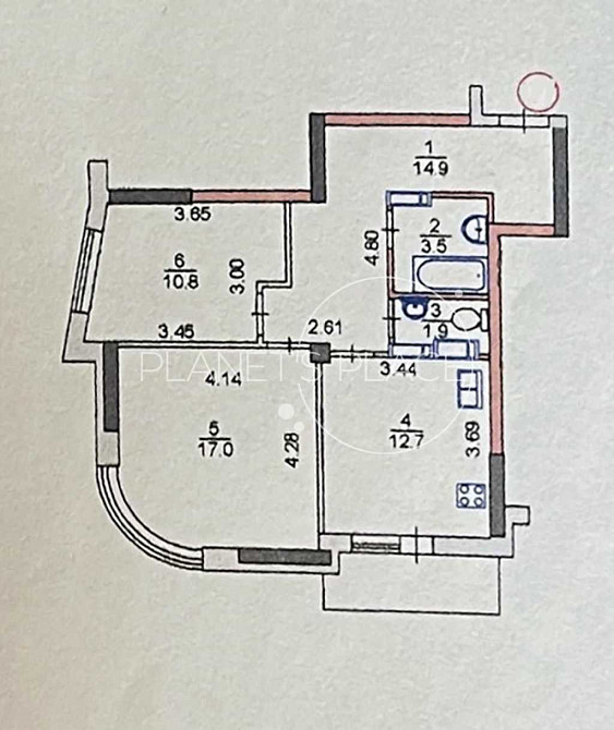 продажа 2-к квартира Киев, Соломенский, 85000 $ Київ - зображення 8