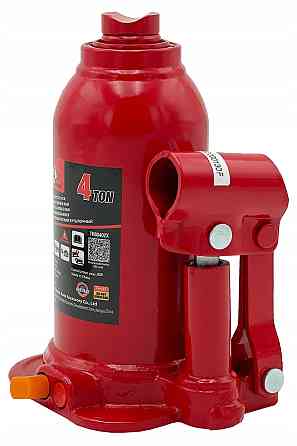 Домкрат низкий столбчатый бутылочный двухступенчатый 4 т 170–410 мм TORIN TH80402X Харків