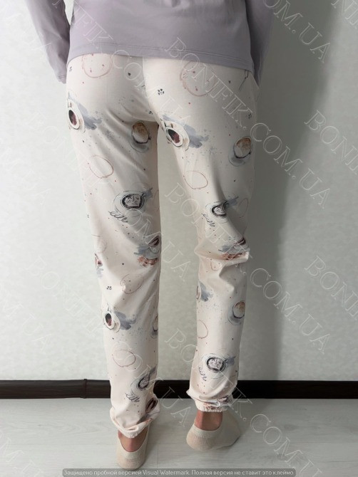 Женская пижама с рисунком "Teodora" (16206) (арт. 1297) Кривий Ріг - зображення 8