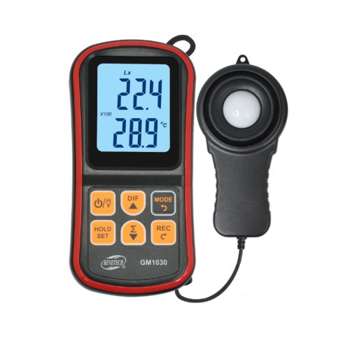 Люксметр + термометр, Bluetooth 200000 Lux BENETECH GM1030 Харьков - изображение 1