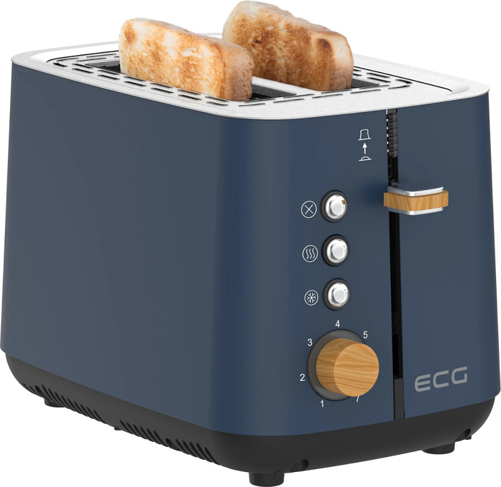 Тостер EСG ST 2768 Timber Petrol 780–925 Вт синий Київ - зображення 8
