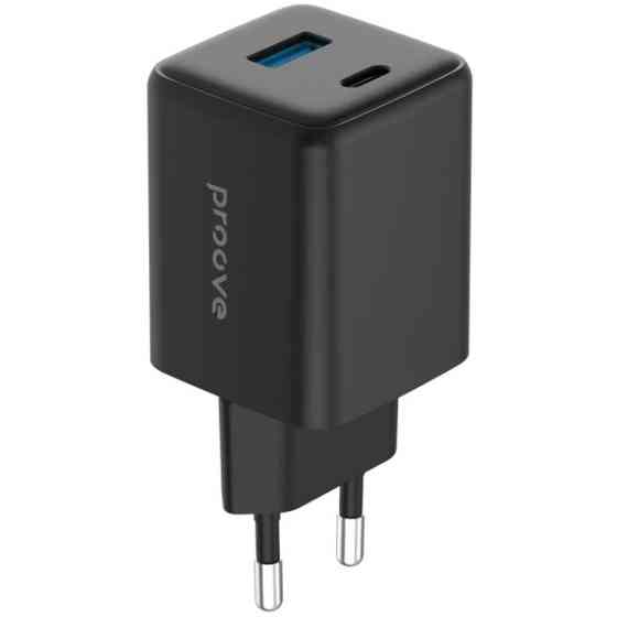 Мережевий зарядний пристрій Proove Pocket GaN Plus 45W (Type-C + USB) Black (WCPG45110001) (Код това Харків