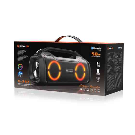 Акустична система REAL-EL X-747 Black (EL121600013) Харьков