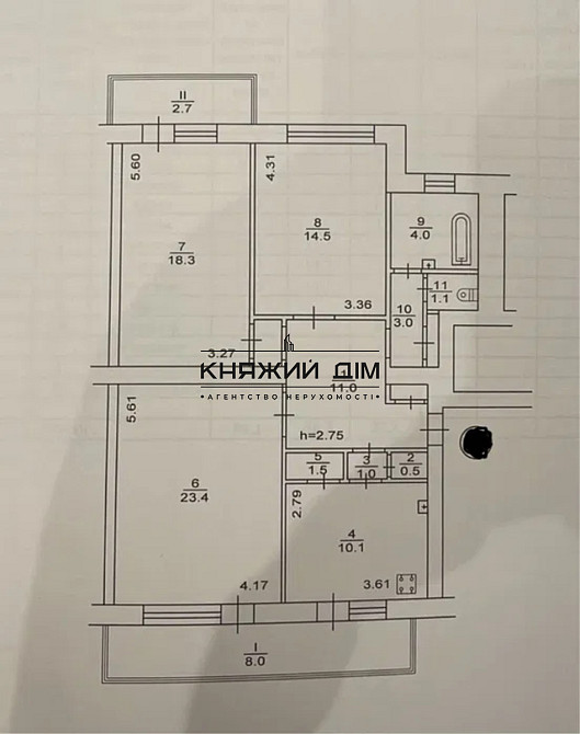Продаж 3 кімнатна квартира м. Хрещатик КОД 21146712 Киев - изображение 1