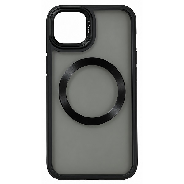 DM Чохол Black Hybrid Case with MagSafe для iPhone 13/14 Black Харків - зображення 1