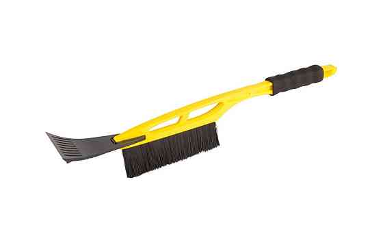 Щетка для снега автомобильная MASTERTOOL YELLOW 520 мм со скребком 100 мм 84-0003 Харків