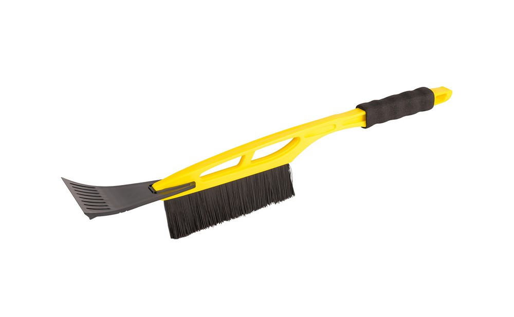 Щетка для снега автомобильная MASTERTOOL YELLOW 520 мм со скребком 100 мм 84-0003 Харків - зображення 1