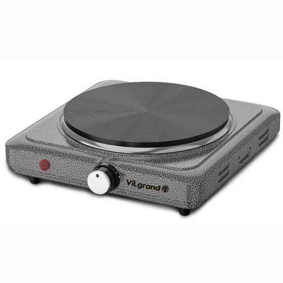 Электроплита Vilgrand VHP181F GRAY 1500 Вт серая Київ