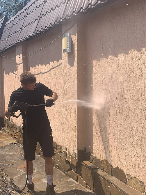 Мытье плитки керхером мойка двора Одесса - изображение 3