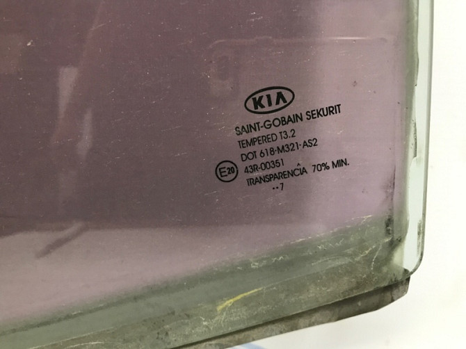 Стекло двери заднее левое KIA Ceed 2007-2012 83411 1H000 (Арт. 54419) Київ - зображення 3