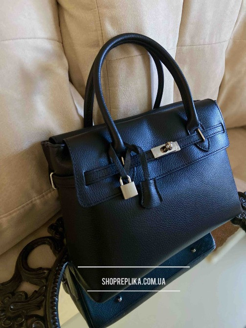 Велика жіноча шкіряна сумка з Італії — класична модель формату А4, акційна ціна TS00380 Киев - изображение 4