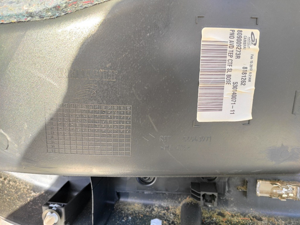 Карта двери передняя правая Renault Grand Scenic III 2009-2016 (809009273R) Ковель - изображение 4