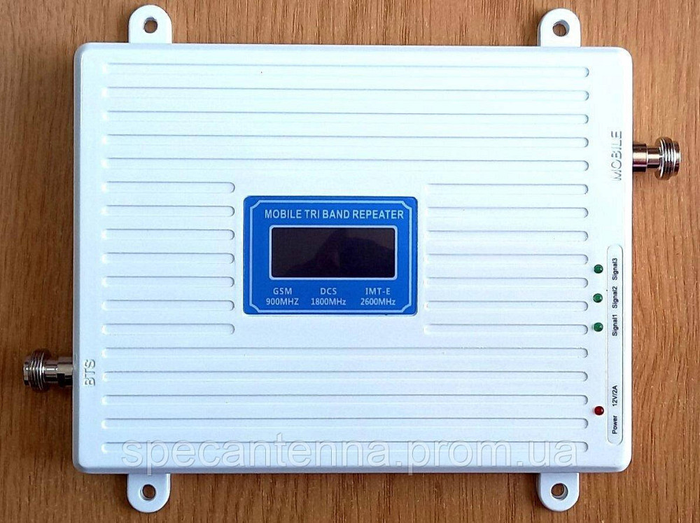 Усилитель сотовой связи трехдиапазонный KD-2065 900/1800/2600 МГц, 500-600 кв. м. Днепр - изображение 3