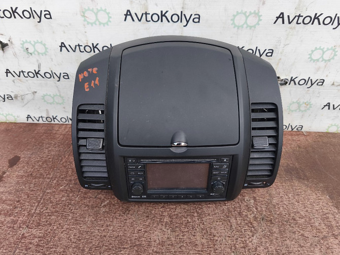 Автомагнитола Bluetooth AUX + консоль бардачка Nissan Note E11 2005-2012 Ковель - изображение 1